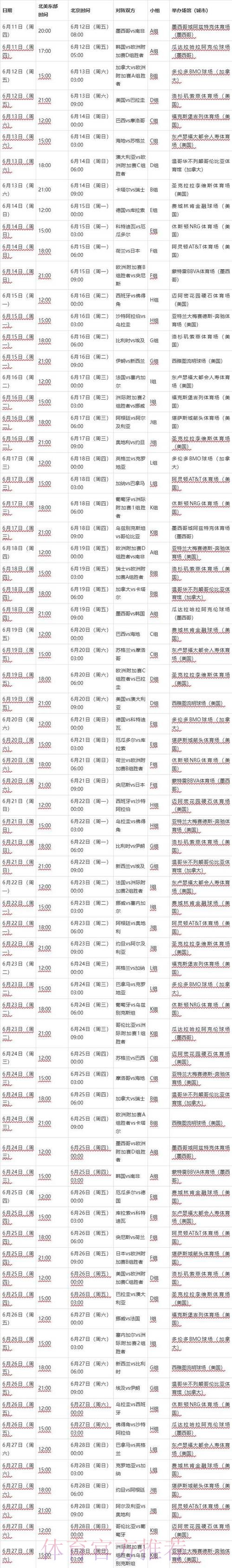 2026世界杯比赛时间下载 2026世界杯比赛时间下载
